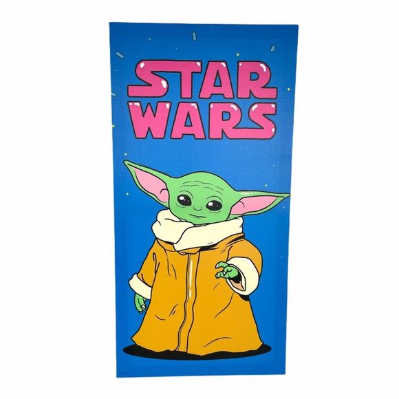Star Wars Baby Yoda Picture, 12.75x23.5 Inches - Picture 1 of 5